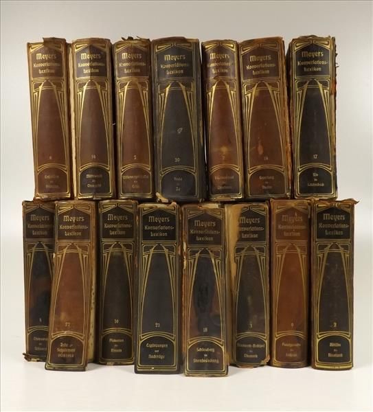 Meyers Konversations-Lexikon 15 Bande, 1903 r.