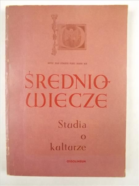 Lewański Julian (red.) - Średniowiecze: Studia o kulturze