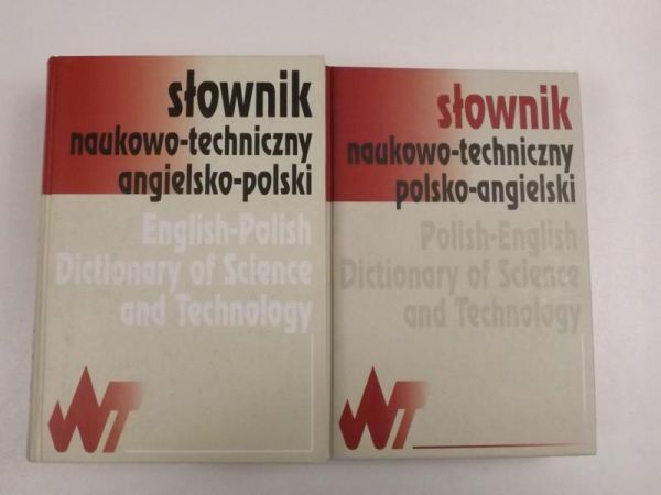 Słownik naukowo-techniczny polsko-angielski / angielsko-polski, 2 książki