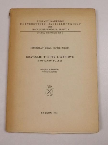 Orawskie teksty gwarowe z obszaru Polski