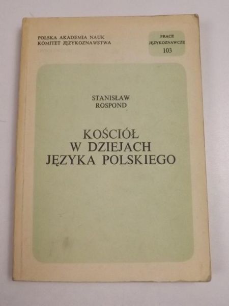 Kościół w dziejach języka polskiego