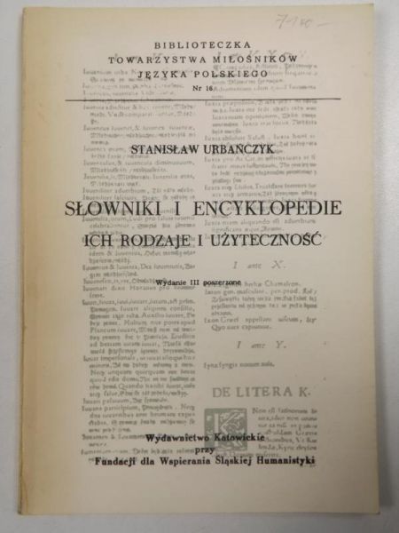 Słowniki i encyklopedie, ich rodzaje i użyteczność
