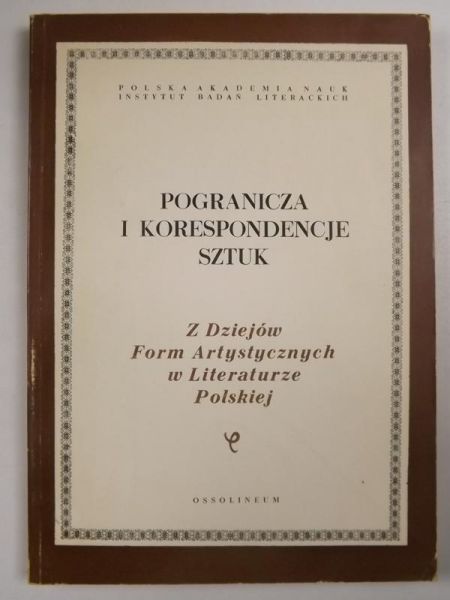 Pogranicza i korespondencje sztuk