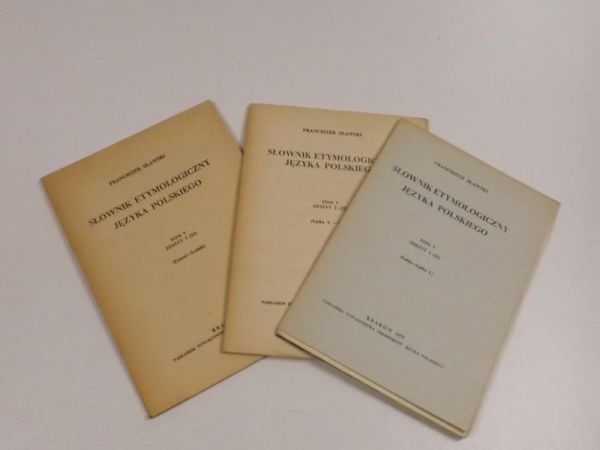 Sławski Franciszek - Słownik etymologiczny języka polskiego, Tom V. Zeszyty 1-3