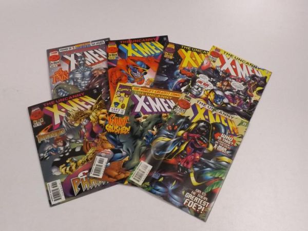 The Uncanny XMen #340345,#347, Marvel 1997 r.