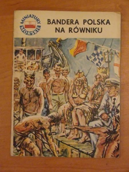 Bandera polska na równiku