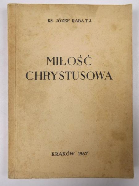 Miłość Chrystusowa