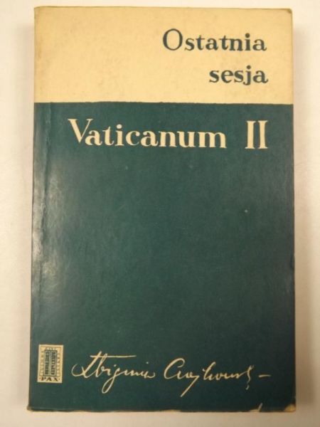 Ostatnia sesja. Vaticanum II