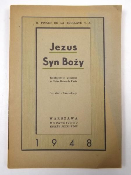 Boulye  - Jezus Syn Boży, 1948 r.