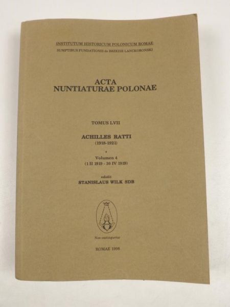 Acta Nuntiaturae Polonae. T. 57