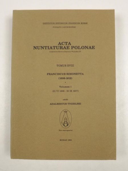 Acta Nuntiaturae Polonae, T. 18