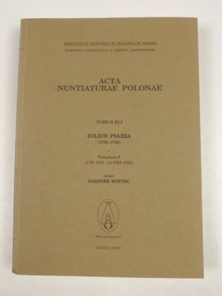 Acta Nuntiaturae Polonae. T. 41, vol. 2