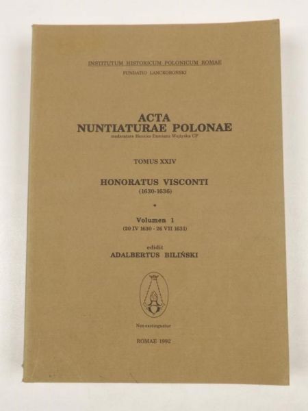 Acta Nuntiaturae Polonae. T. 24