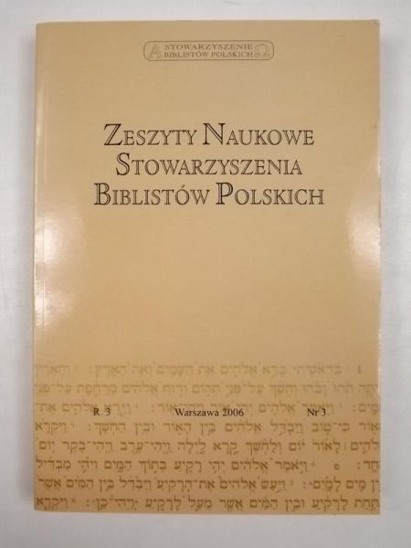 Chrostowski Waldemar (red.) - Zeszyty Naukowe Stowarzyszenia Biblistów Polskich