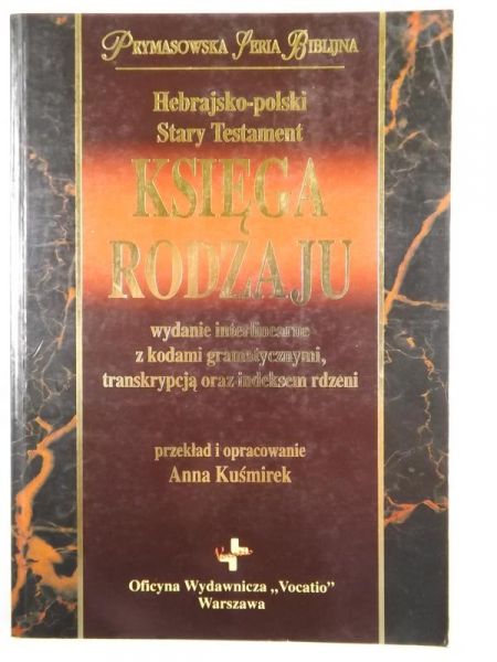 Hebrajsko-polski Stary Testament. Księga Rodzaju