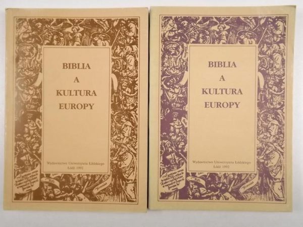 Biblia a kultura Europy, Tom I-II