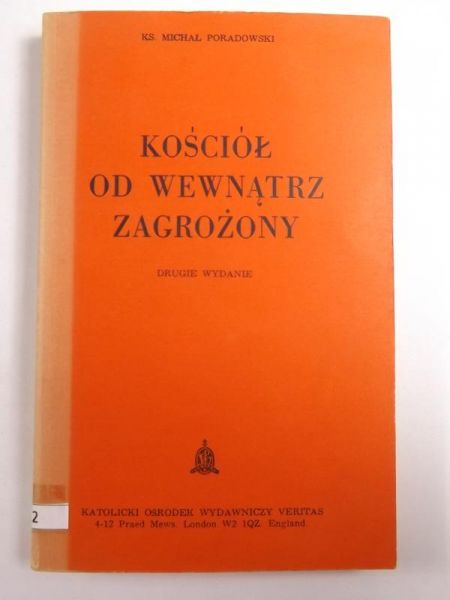 Kościół od wewnątrz zagrożony