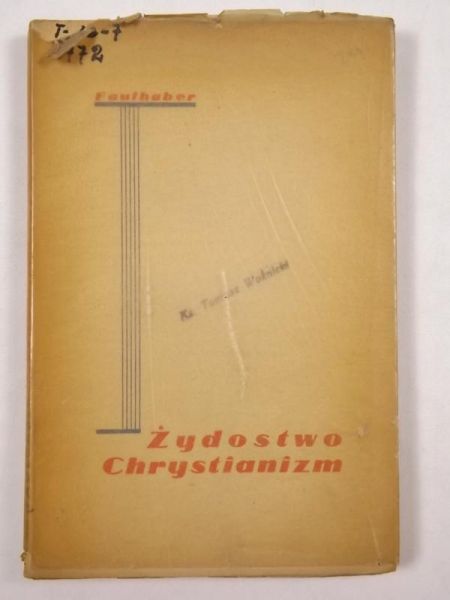 Żydostwo i Chrystianizm, 1936 r.