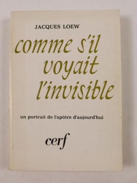 Comme s'il Voyait l'invisible