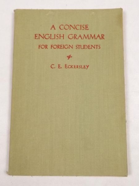 A Concise English Grammar for Foreign Students, 1948 r.
