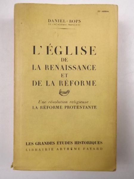 L'eglise de la renaissance et de la reforme