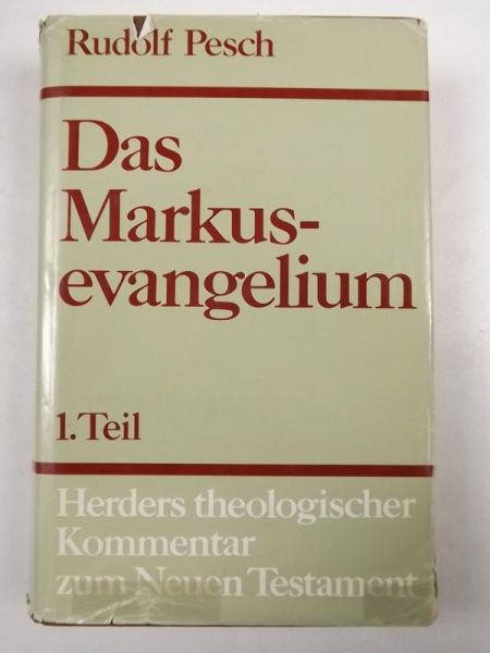 Das Markusevangelium, 1.Teil