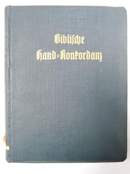 Biblische Hand-Konkordanz oder alphabetisches Wortregister der Heiligen Schrift, 1926 r.