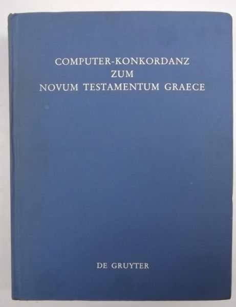 ComputerKonkordanz zum Novum Testamentum Graece