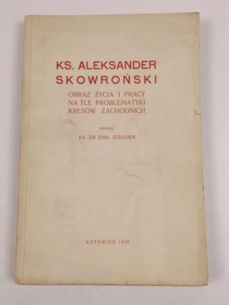 Ks. Aleksander Skowroński, 1936 r.