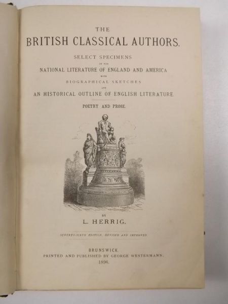 The British Classical Authors, 1896 r.
