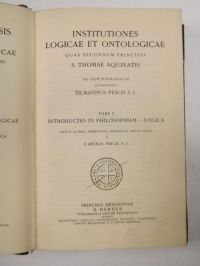 Philosophia Lacensis  Institutionum Logicalium, 1914 r.