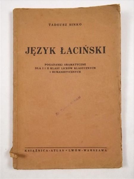 Język łaciński, 1938 r.