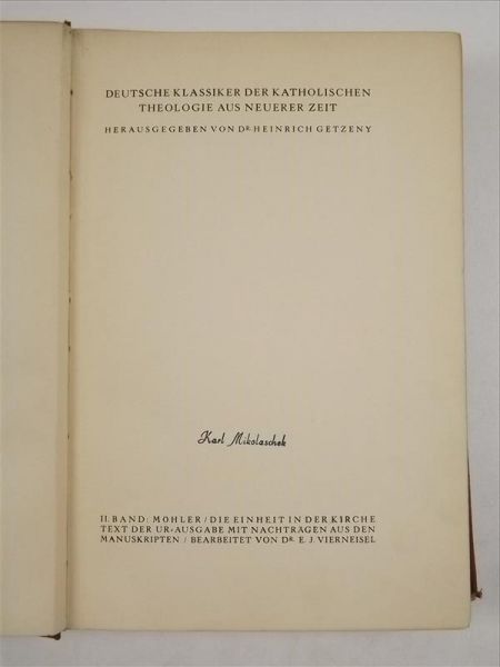 Die Einheit in der Kirche oder das Prinzip des Katholizismus, 1925 r.