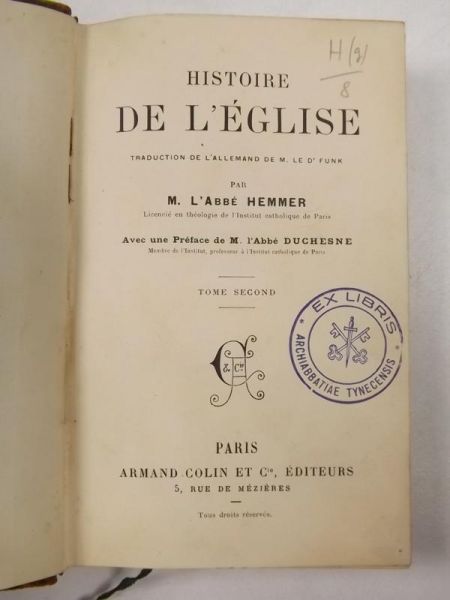 Histoire de l'Eglise, 1981 r.