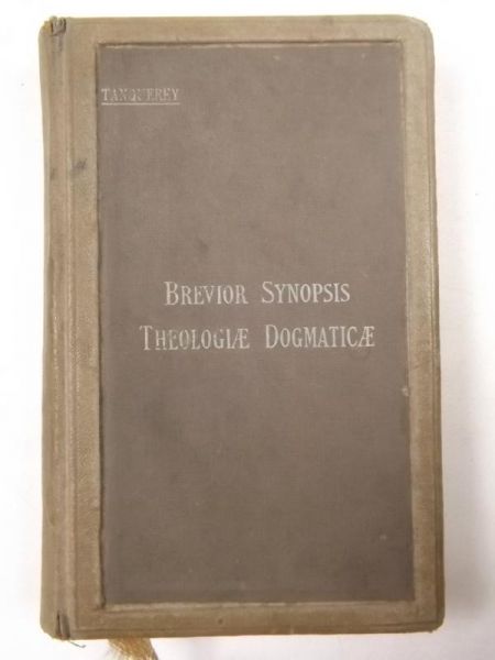 Brevior Synopsis. Theologiae Dogmaticae, 1923 r.