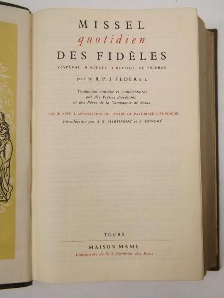 . - Missel quotidien des Fideles
