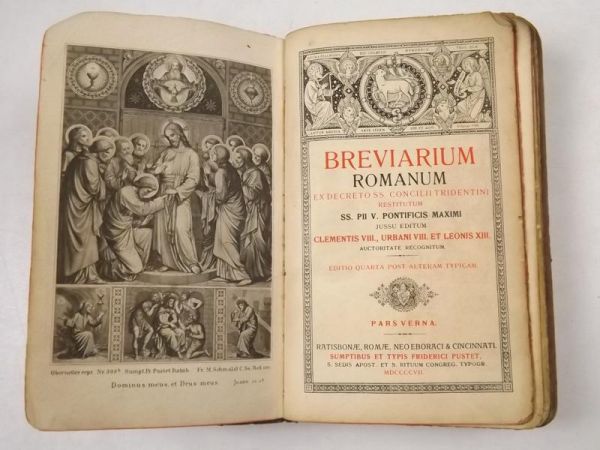 Breviarium Romanum, Pars Verna  ok. 1907 r.