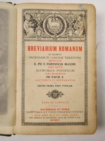 Breviarium Romanum, Pars Autumnalis, 1914 r.