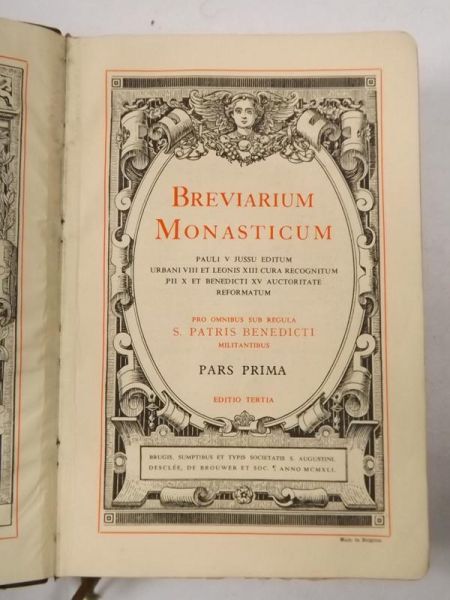 Breviarium Monasticum, Pars Prima 1941 r.