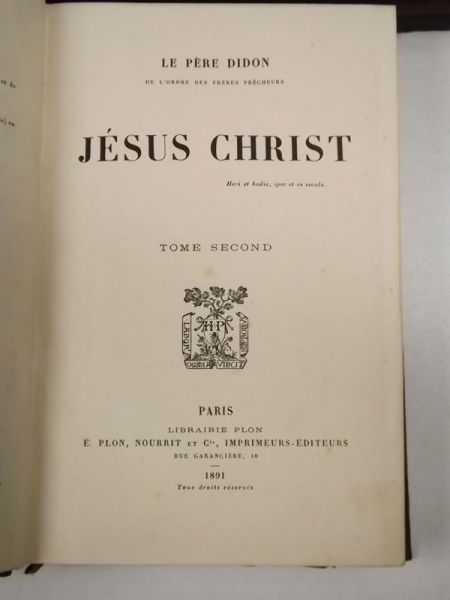 Jesus Christ, T.I, II ,1891 r.