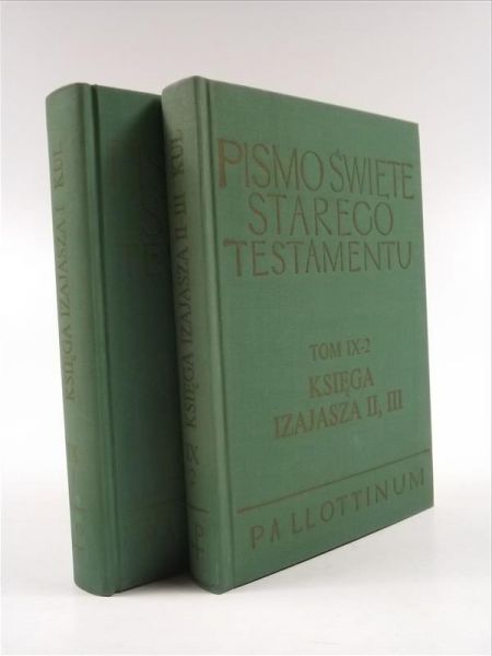 Pismo Święte Starego Testamentu, tomy IX, cz. 1,2