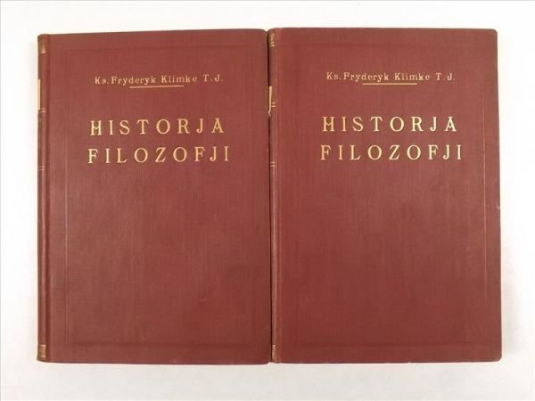 Historja filozofji, T.I,II, 1930 r.