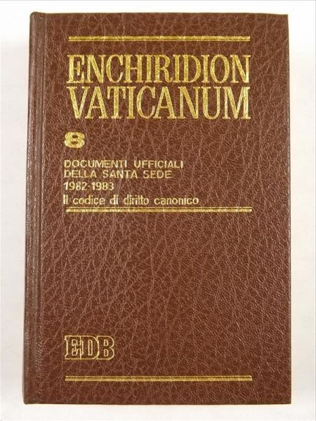 Enchiridion Vaticanum 8. Documenti Uficiali Della Santa Sede