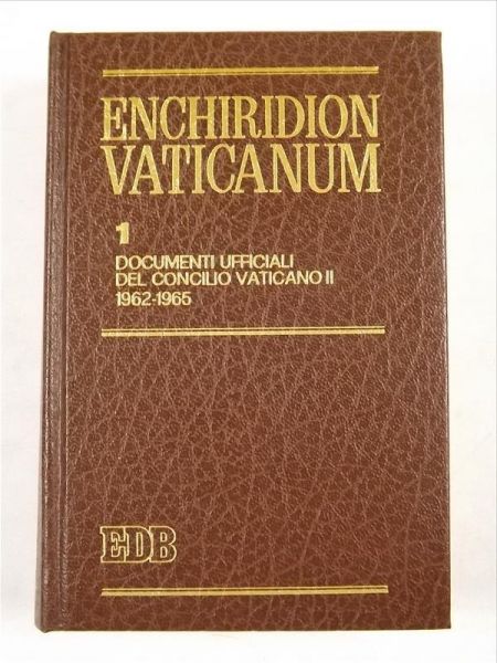 Enchiridion Vaticanum 1. Documenti Ufficiali del Concilio Vaticano