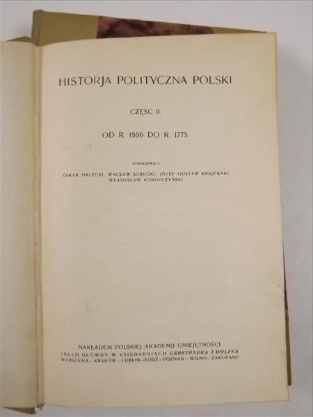 Historya polityczna polski, cz.1-2, 1920 r.