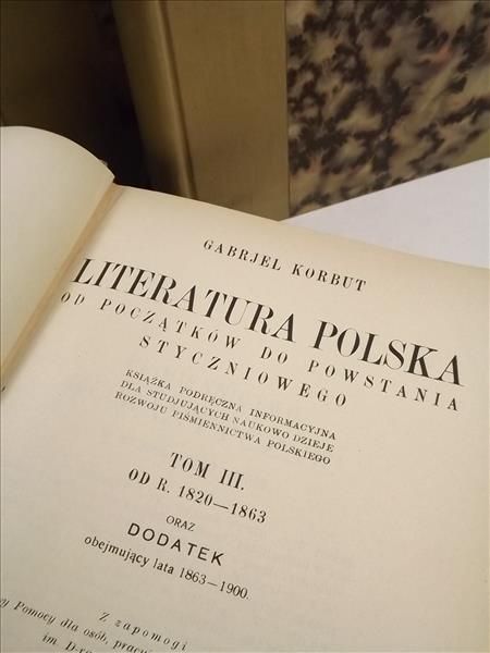 Literatura Polska, t.1-3, 1917 r.