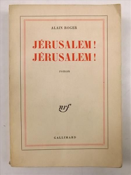 Jerusalem! Jerusalem!