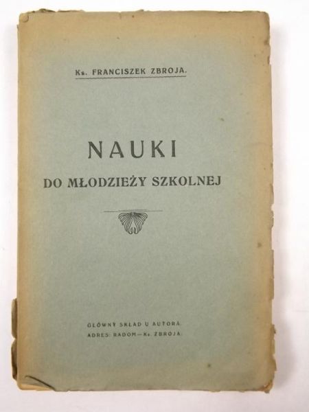 Nauki do młodzieży szkolnej, 1925 r.