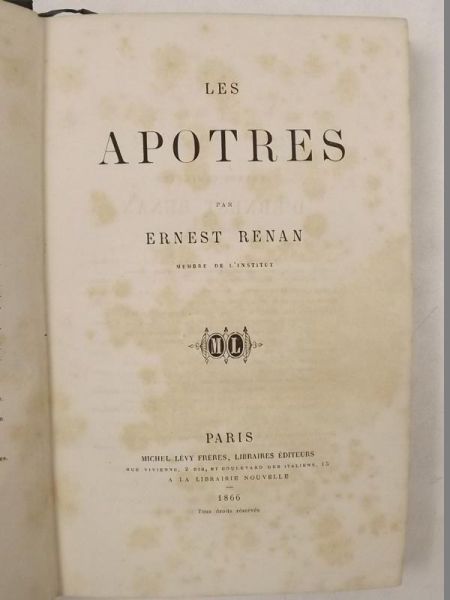 Les Apoteres, 1866 r.