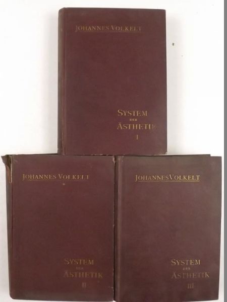 Kunstphilosophie und Metaphysik der Asthetik, t.I-III, 1905-14 r.